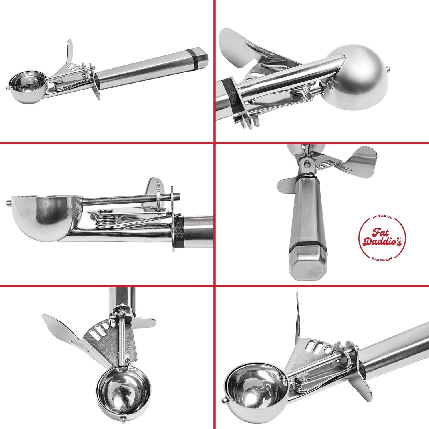 Cucharón Mediano de Acero Inoxidable Fat Daddio's SCTP-24, 39 ml