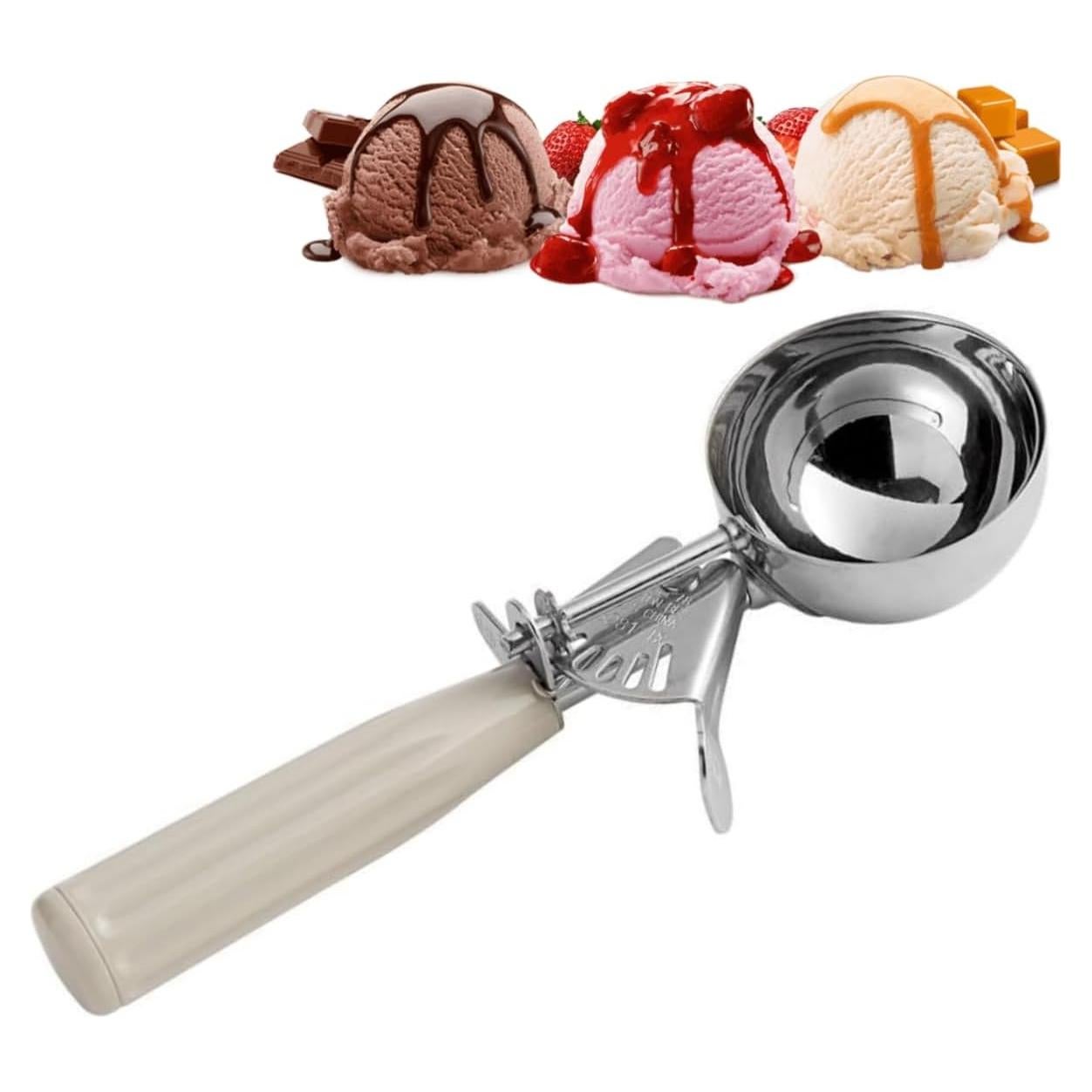 Cucharón de Porción de Helado i Kito #10 110.6 ml Acero Inoxidable