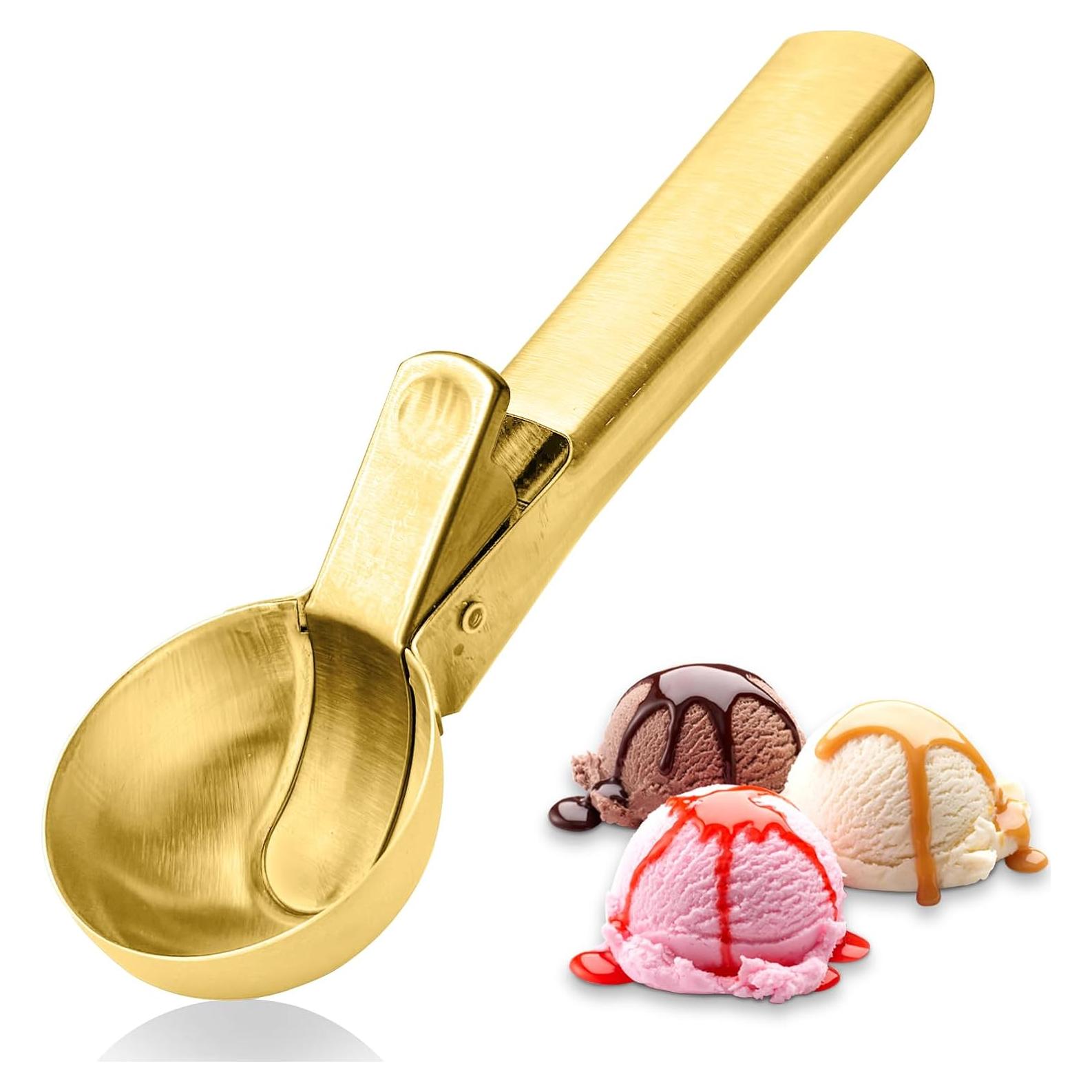 Cuchara para Helado HLDMYYXGS de Acero Inoxidable 16.8cm