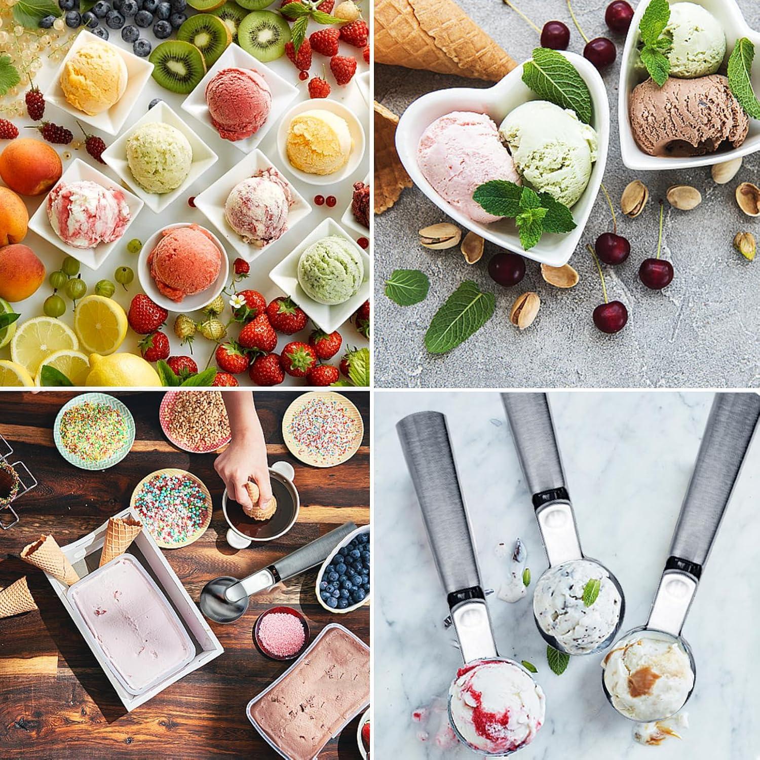 Cuchara para Helado HLDMYYXGS de Acero Inoxidable 16.8cm