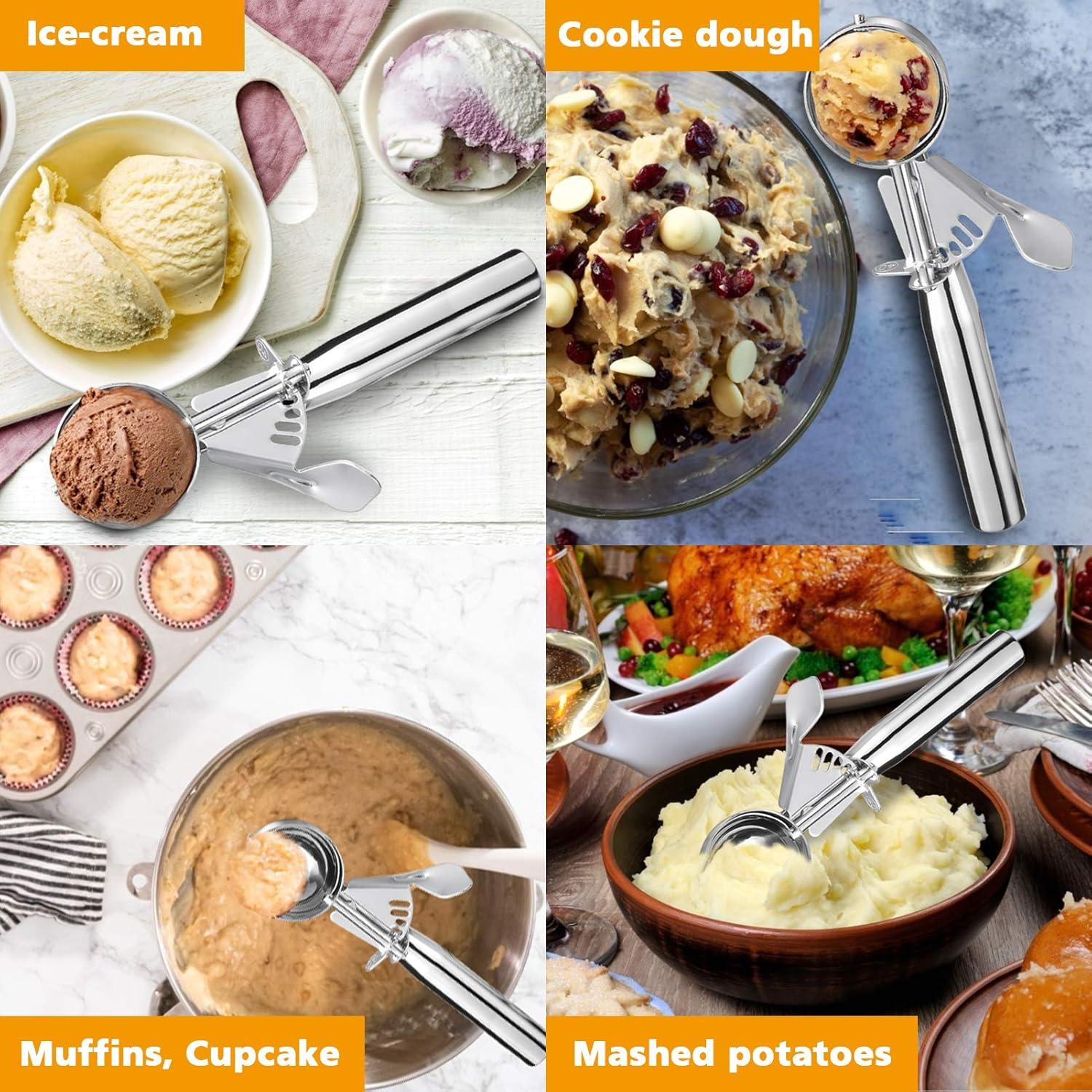 Cuchara para Helado Mediana CHEE MONG 42 ml Acero Inoxidable