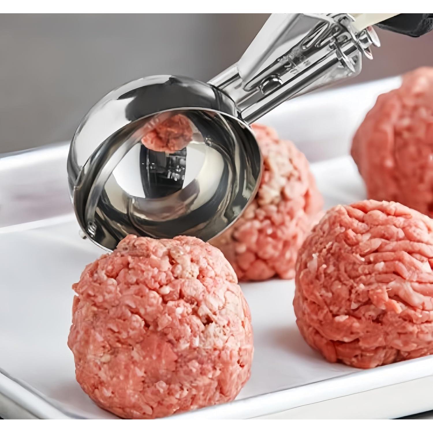 Cucharón de Porciones #10 Acero Inoxidable 3.25 OZ Mango Largo