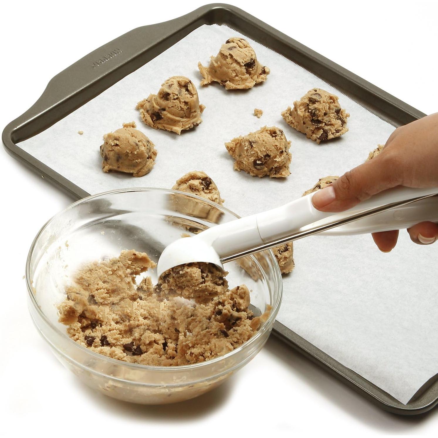 Cucharón para Helado y Galletas Norpro 21.5 cm Blanco