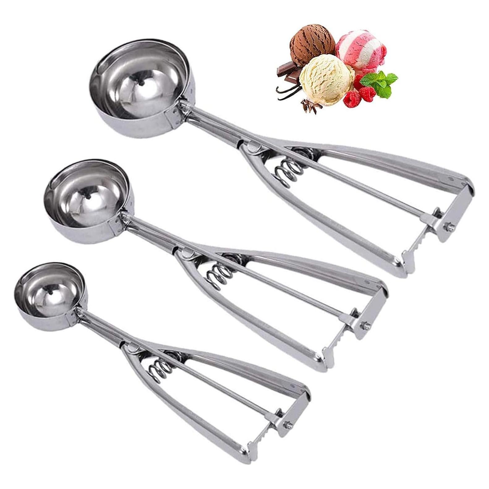 Juego de cucharas para galletas Linwnil - Acero inoxidable 18/8