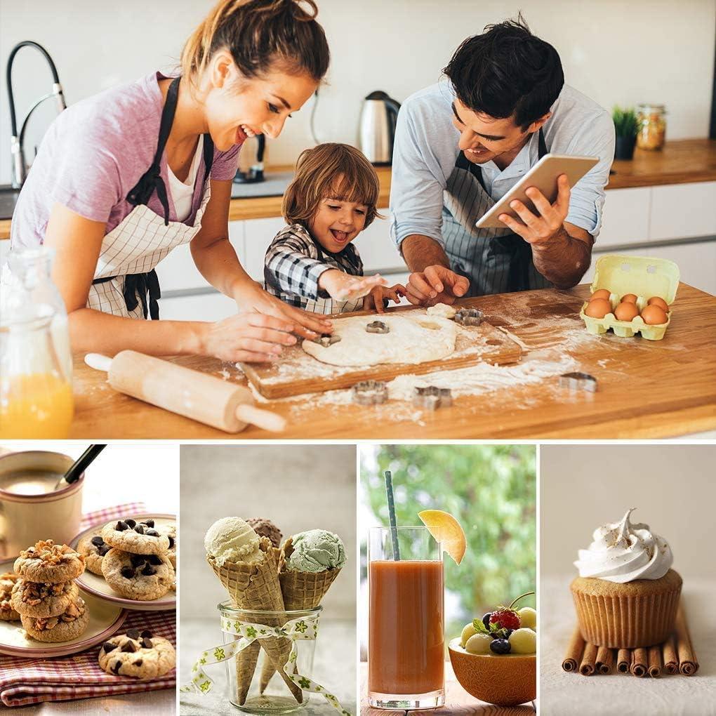 Juego de cucharas para galletas Linwnil - Acero inoxidable 18/8