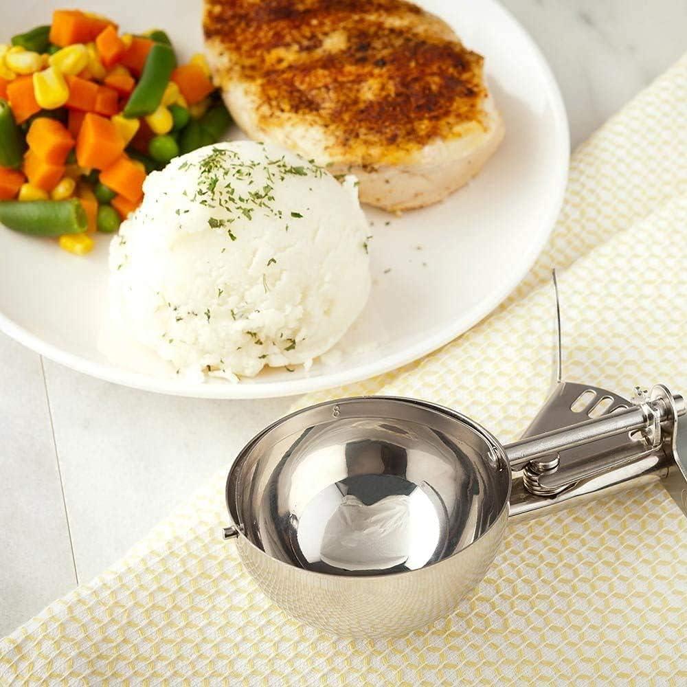 Set de 2 Cucharones de Helado 4 Oz Acero Inoxidable HSHQING