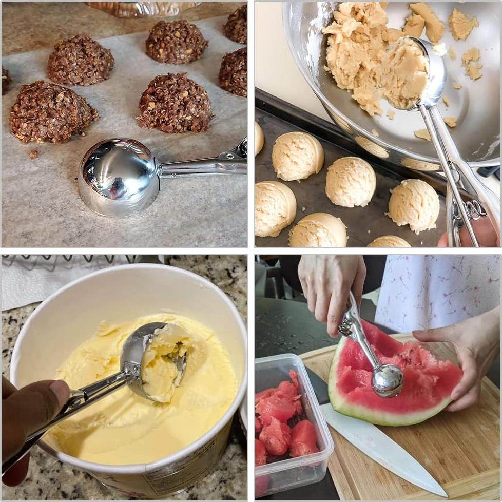 Mini Cucharón para Galletas DS Estilo Distintivo 9.5ml Acero Inoxidable