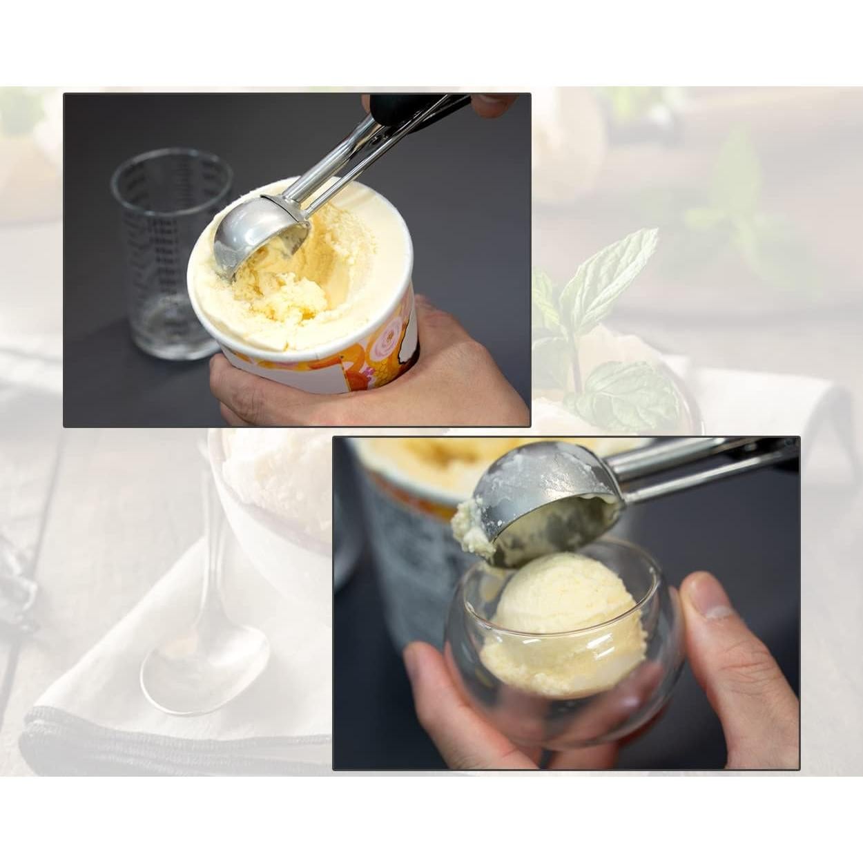 Mini Cucharón para Galletas DS Estilo Distintivo 9.5ml Acero Inoxidable