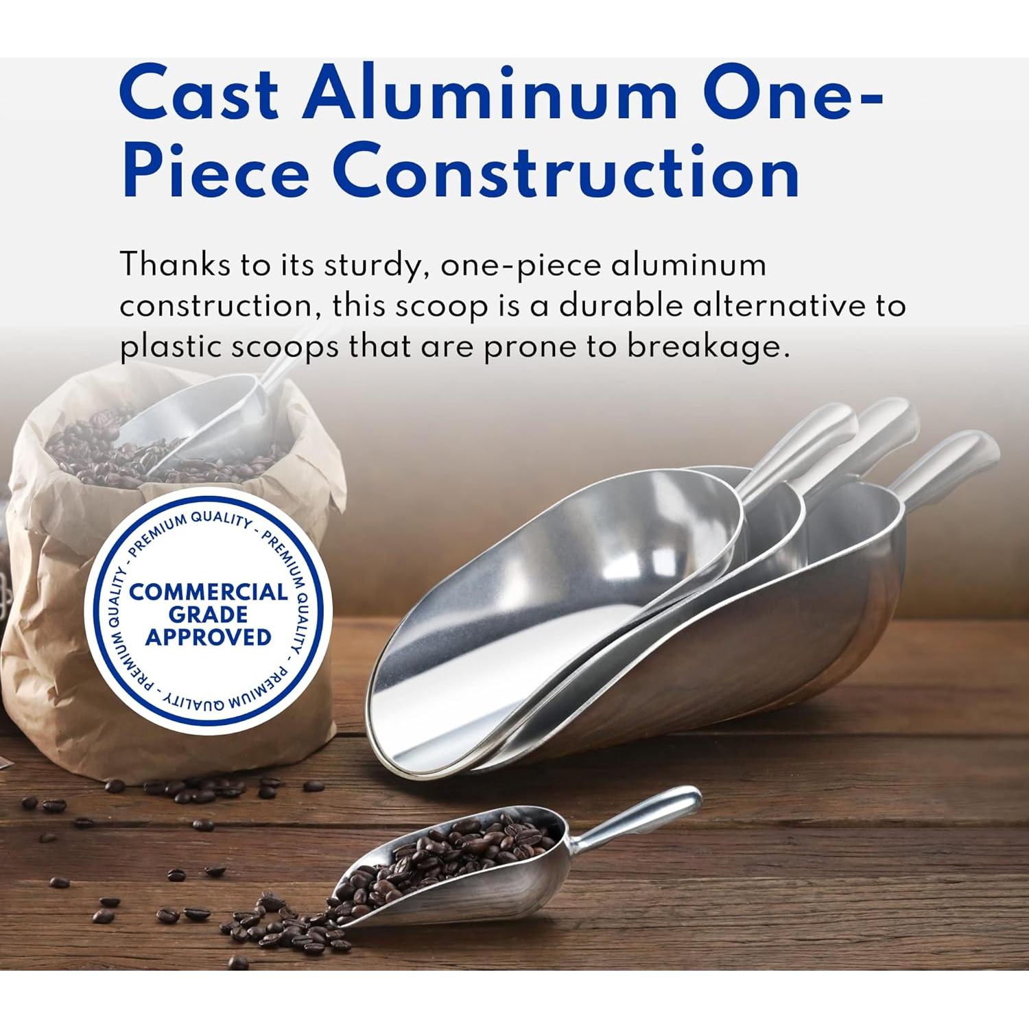 Cucharón de Aluminio Fundido New Star Foodservice 340g