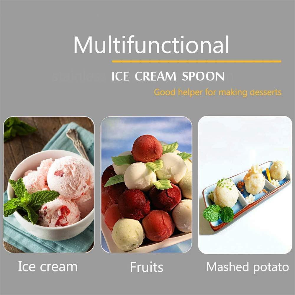 Cuchara para Helado con Gatillo L7HWDP - Plástico Duradero 19 cm