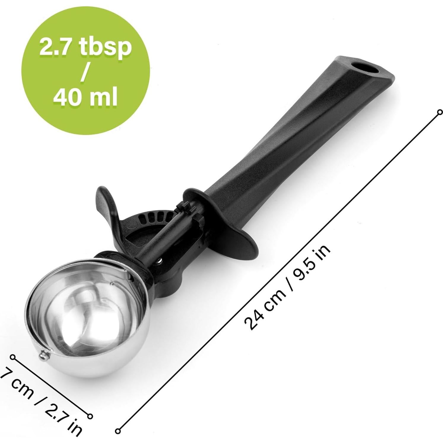 Cuchara para Helado Mediana TJ POP 40ml Acero Inoxidable