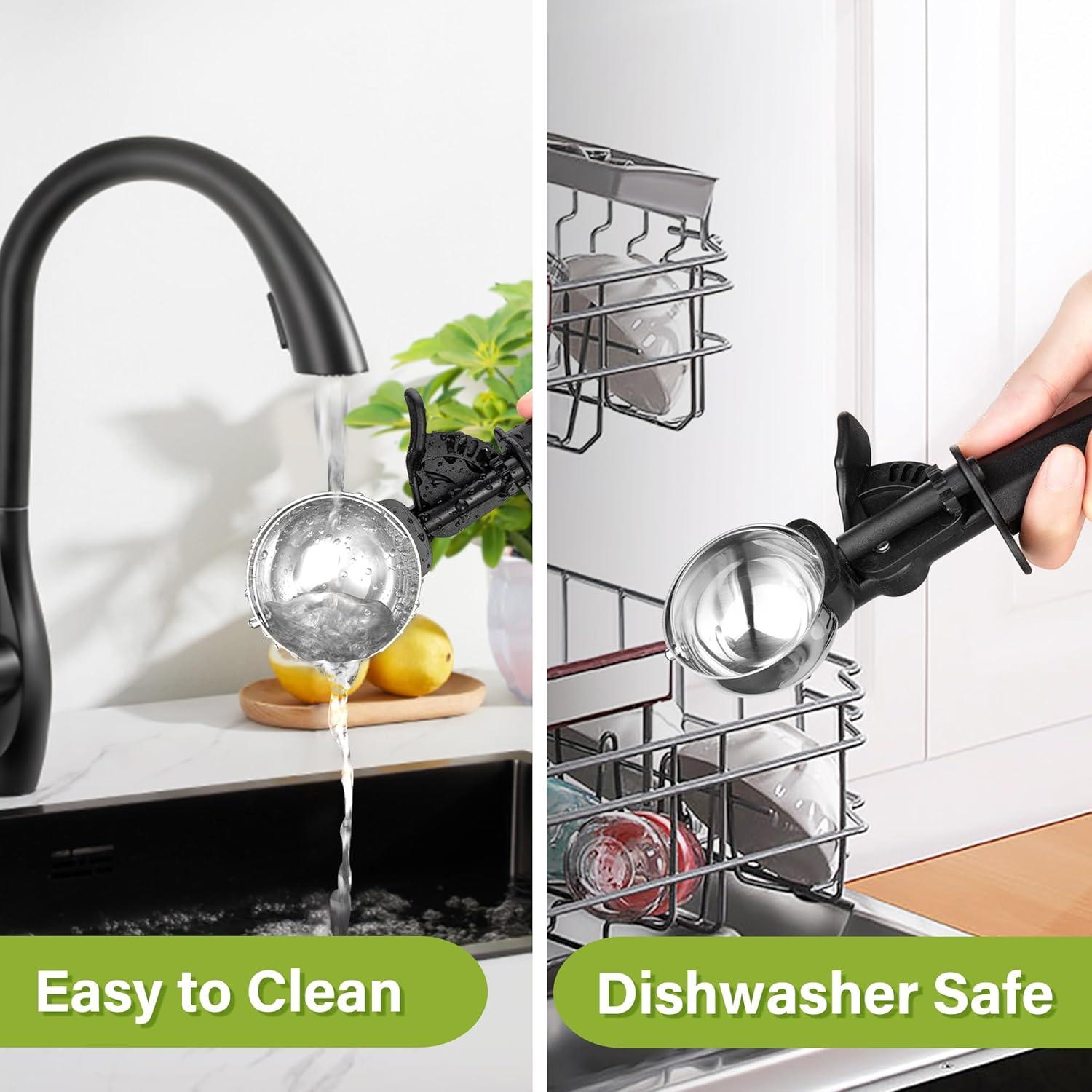 Cuchara para Helado Mediana TJ POP 40ml Acero Inoxidable