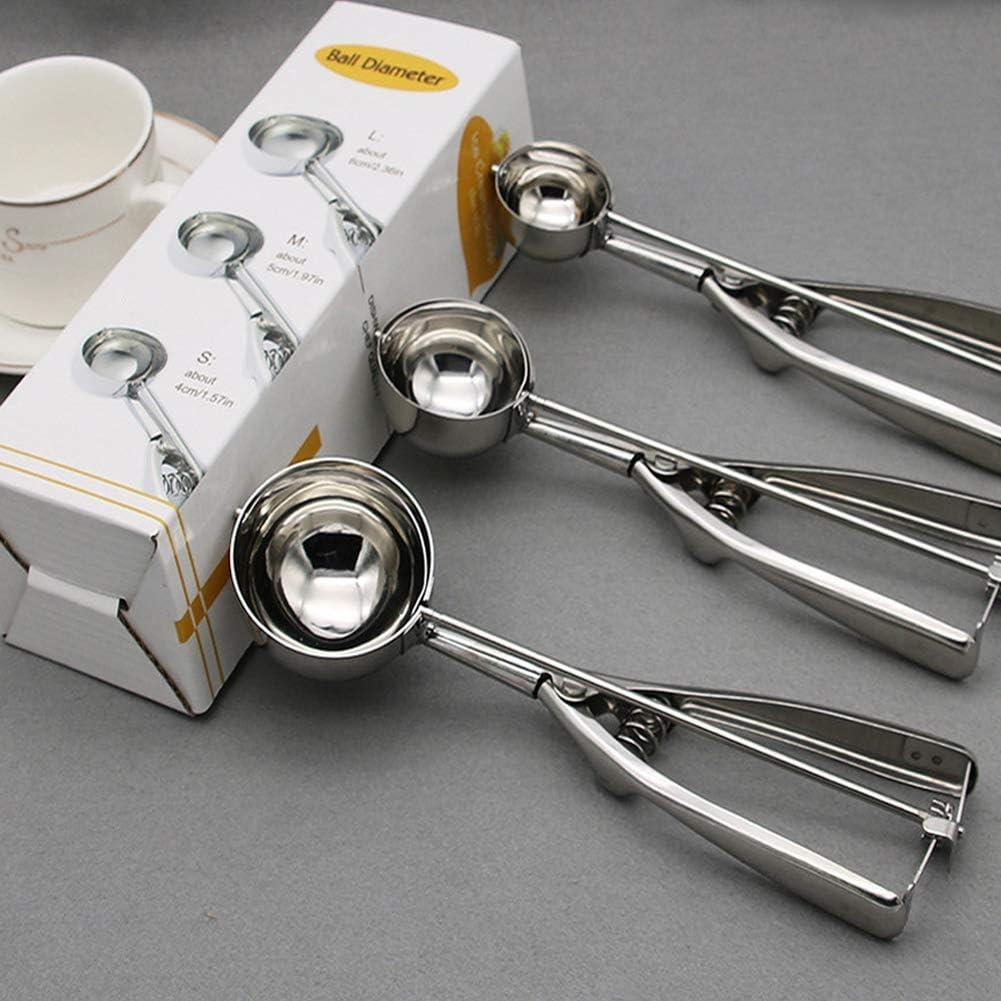 Juego de cucharas para galletas Emoly 3 PCS acero inoxidable