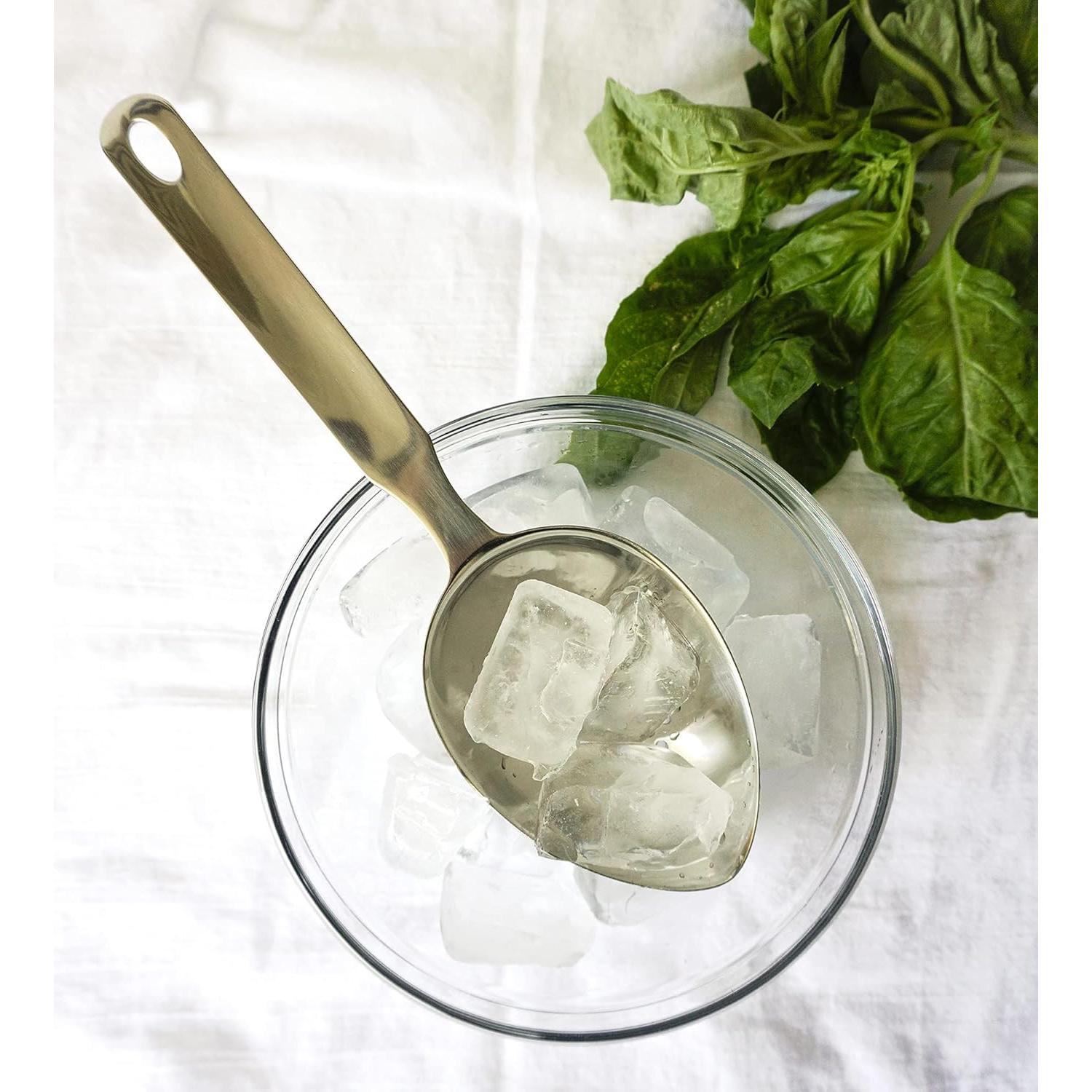 Cuchara de Hielo Acero Inoxidable RSVP 26 cm | Apta Lavavajillas