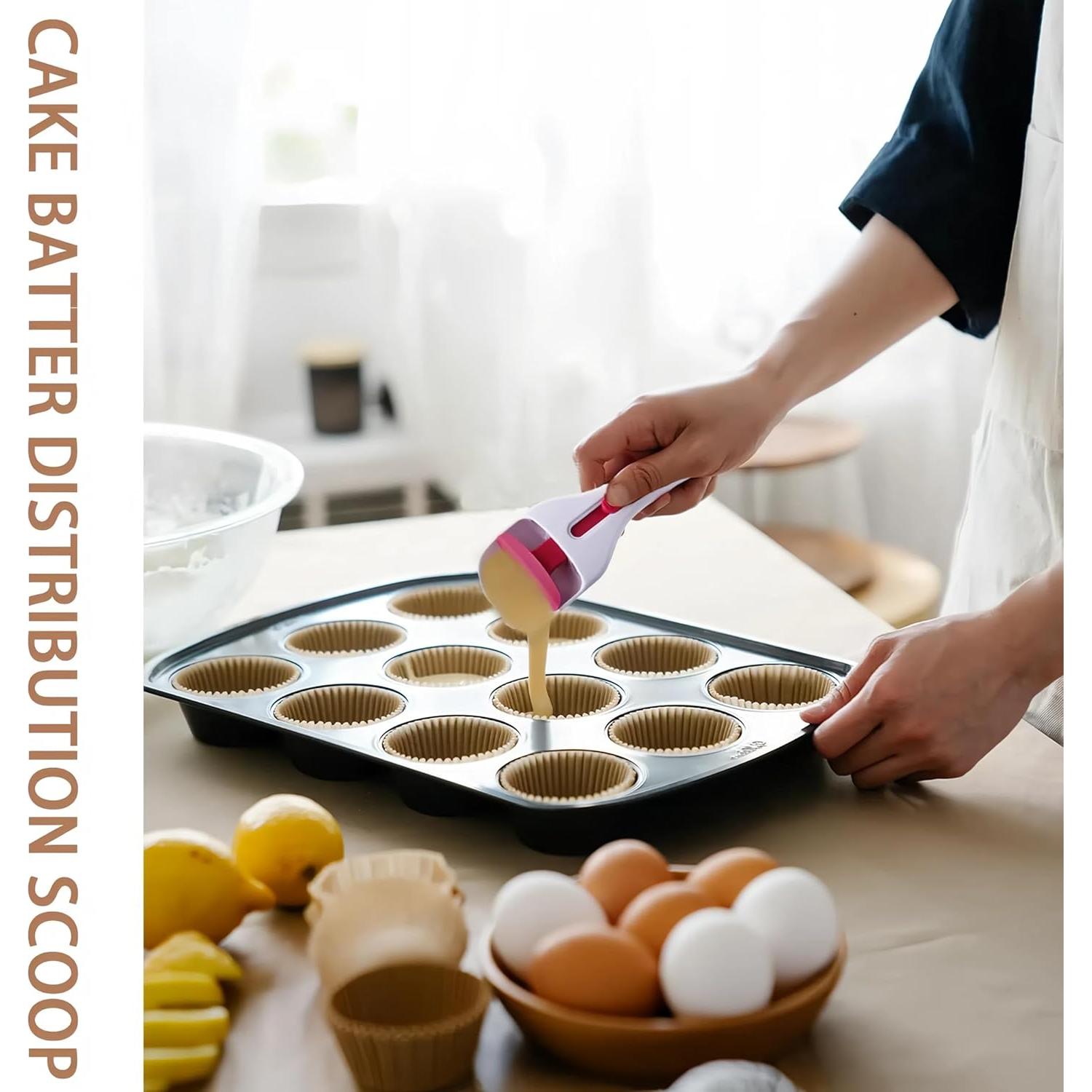 Dispensador de Masa para Cupcakes Tydlig - Libre de BPA, Apto Lavavajillas