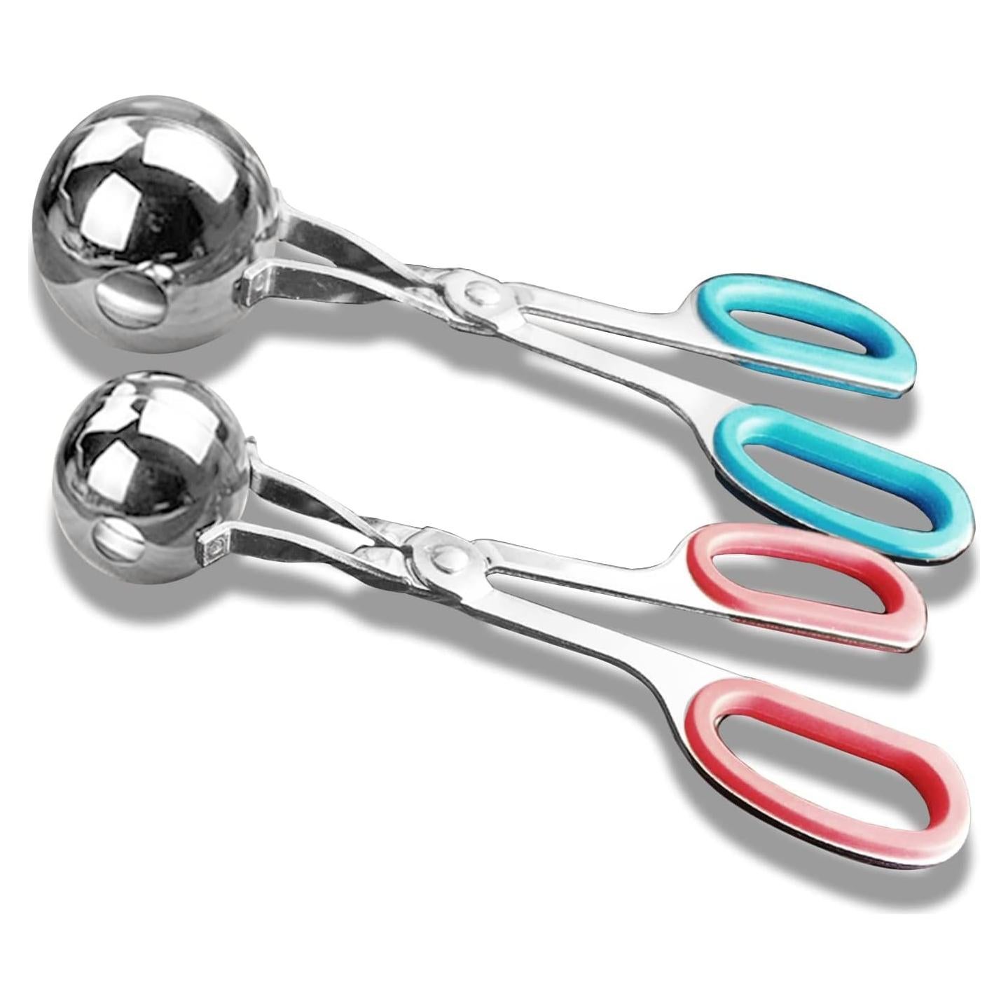 Hacedor de Albóndigas QMOEH 2 PCS Antideslizante Acero Inoxidable