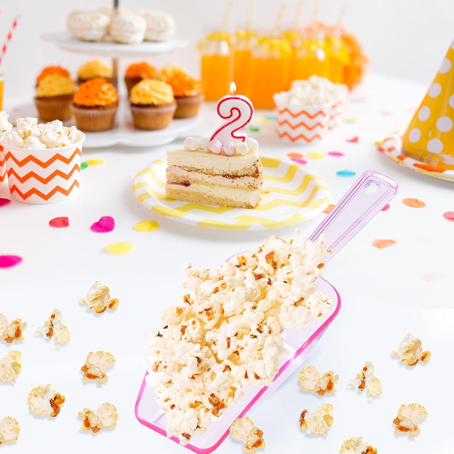 Cucharas de Plástico Rosa Claro Hmxpls - Paquete de 6, 19 cm