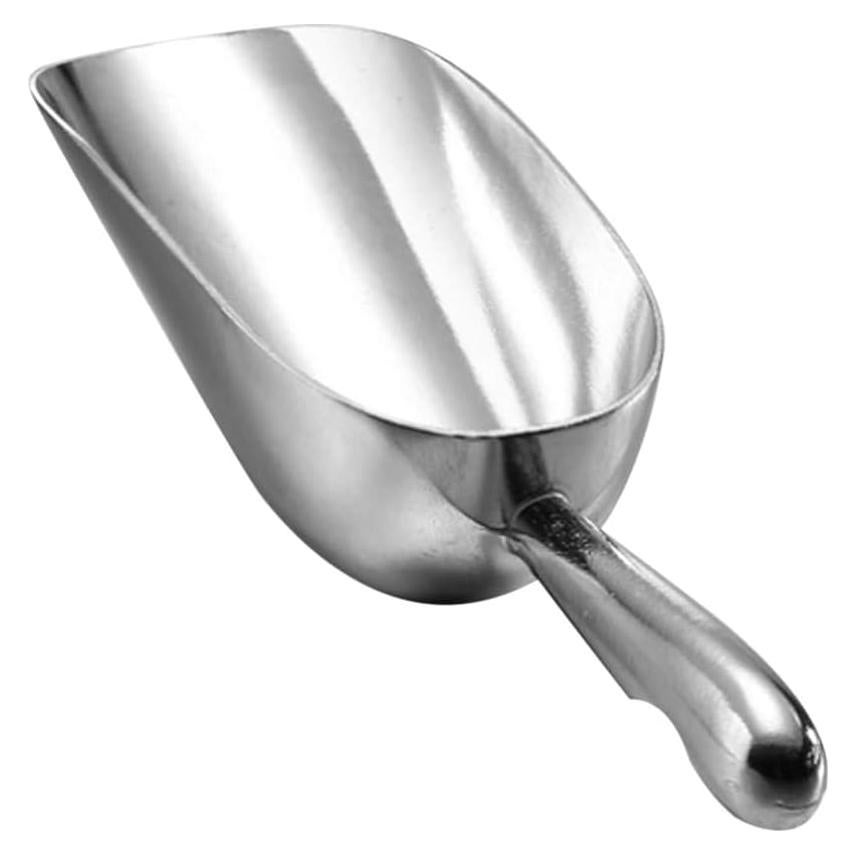 Cuchara de Aluminio Fundido 340g con Mango Ergonómico Plata