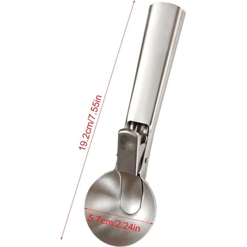 Cuchara para Helado de Acero Inoxidable TONGNENGLIU 19.2cm