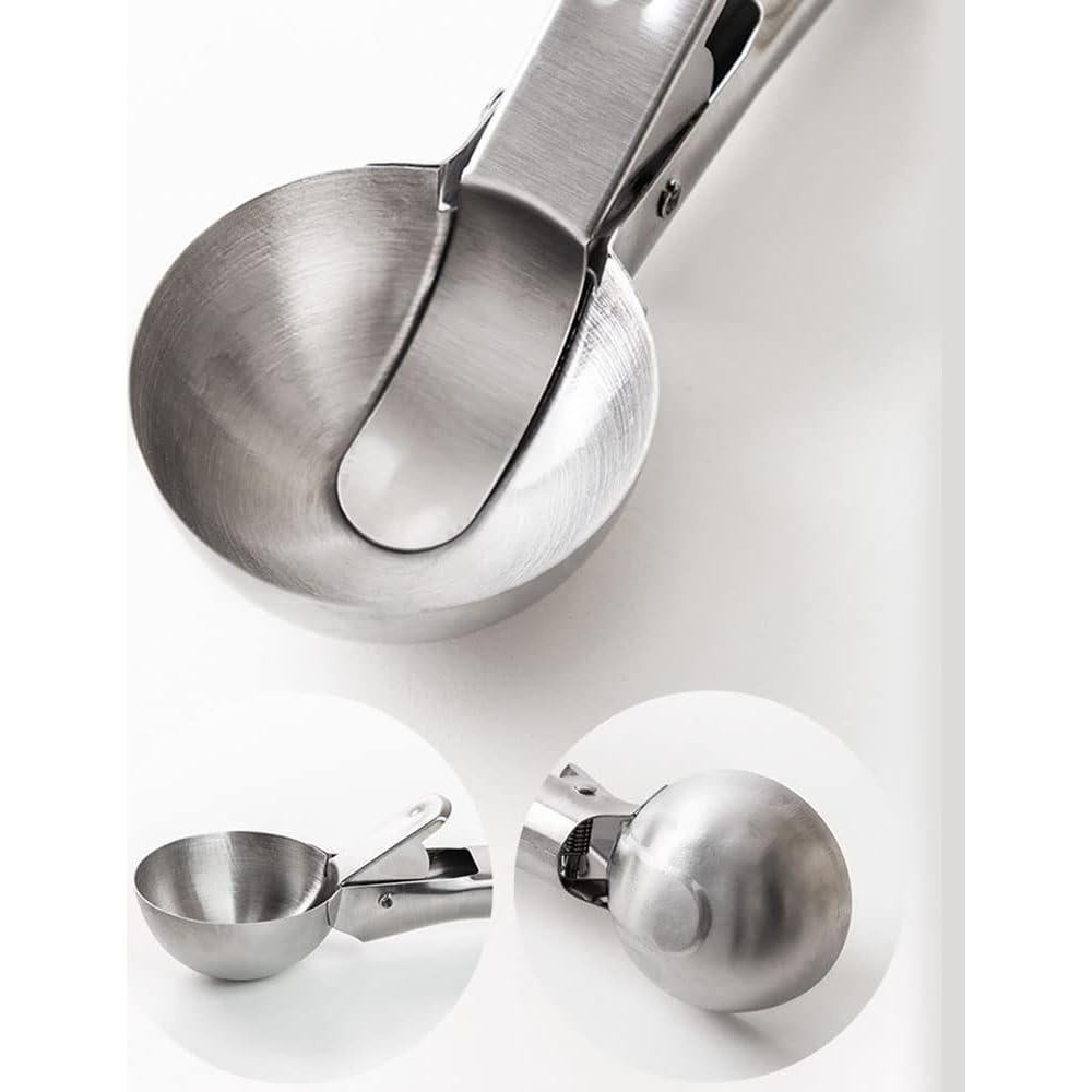 Cuchara para Helado de Acero Inoxidable TONGNENGLIU 19.2cm