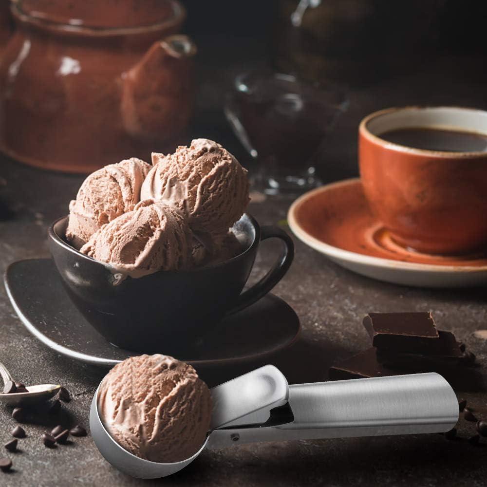 Cuchara de Helado Premium YasTant Acero Inoxidable Mediana