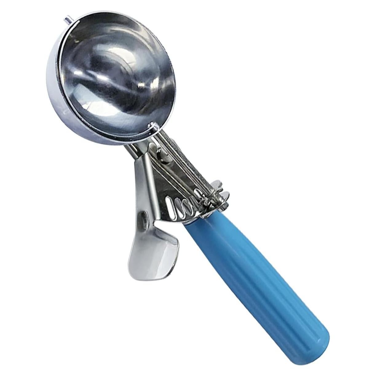 Cucharón de Acero Inoxidable 304 con Mango Ergonómico Azul 6.3 cm