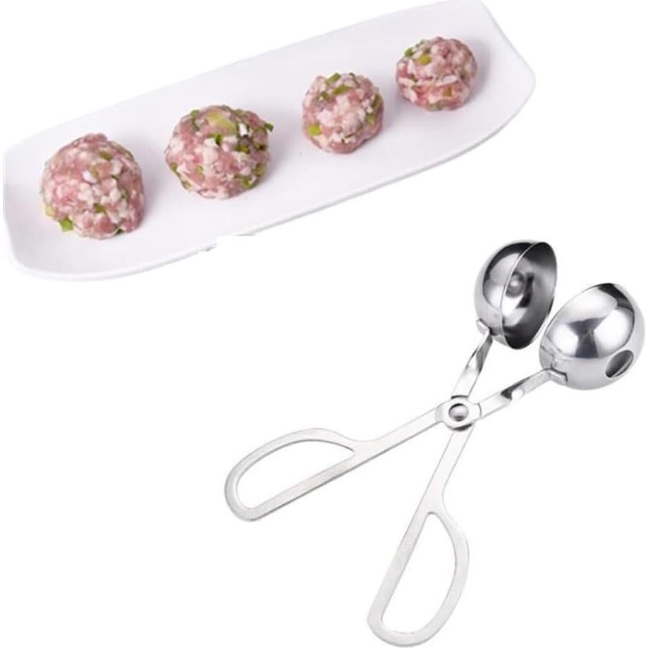 Pinzas para Albóndigas Acero Inoxidable Jilukibo 2 Piezas