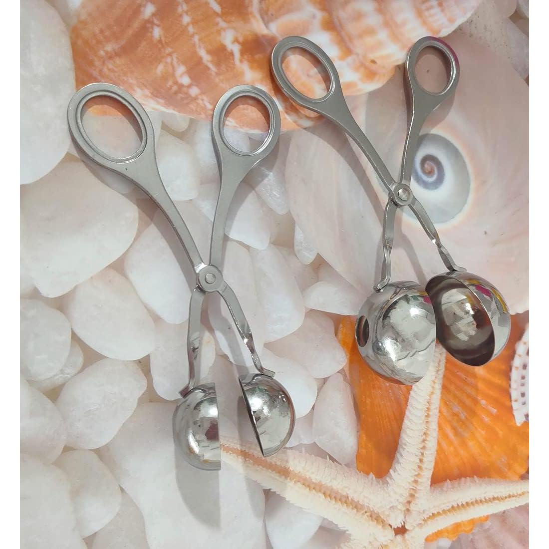 Pinzas para Albóndigas Acero Inoxidable Jilukibo 2 Piezas