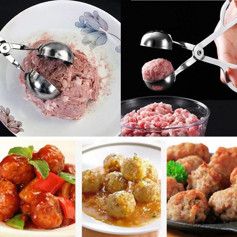 Pinzas para Albóndigas Acero Inoxidable Jilukibo 2 Piezas