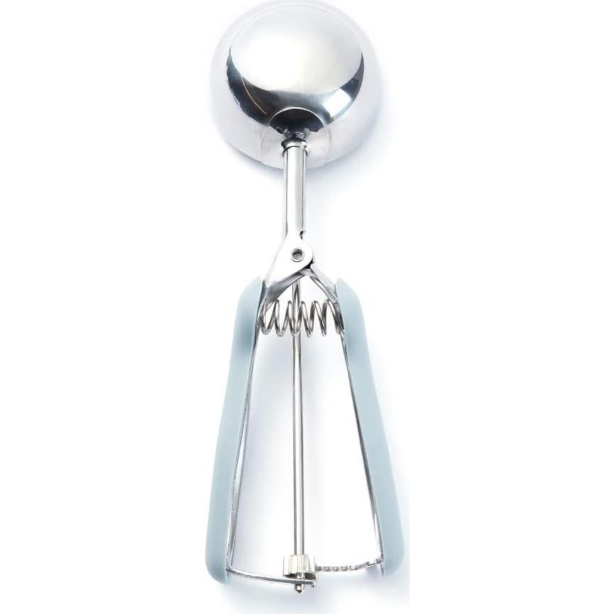 Cucharón de Helado Restaurantware 4 Onzas Acero Inoxidable Gris