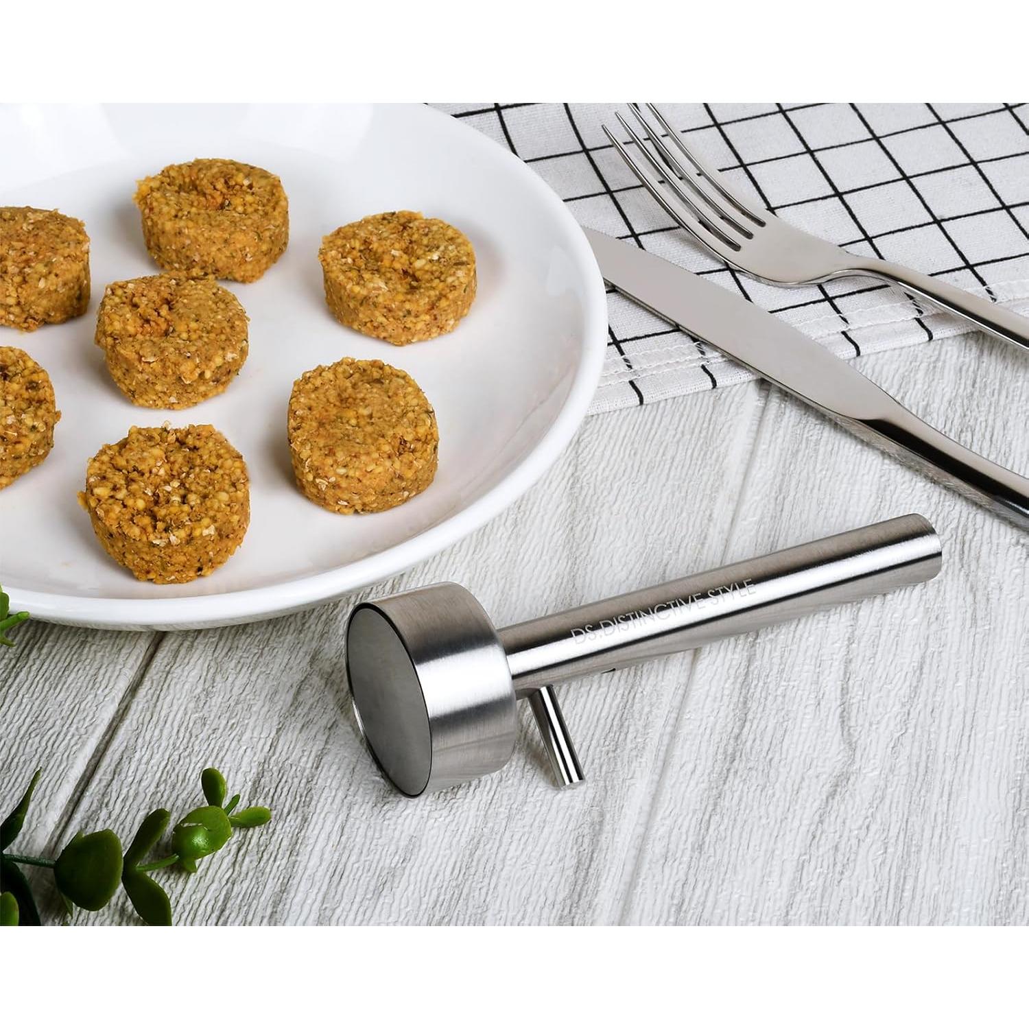 Molde para Falafel Victhur de Acero Inoxidable 4 cm - Fácil Limpieza