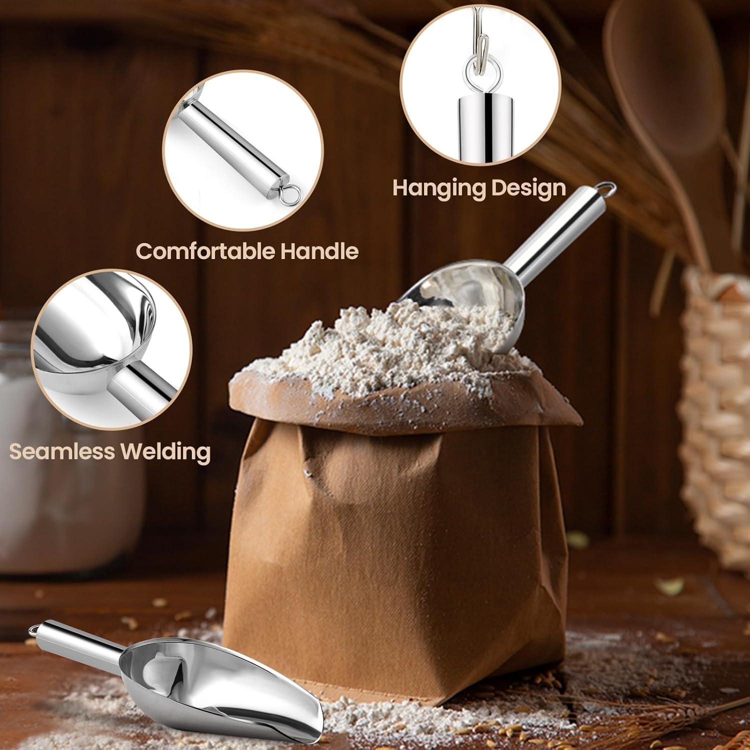 Cuchara de Hielo OLESBUR de Acero Inoxidable 85g - Multifuncional