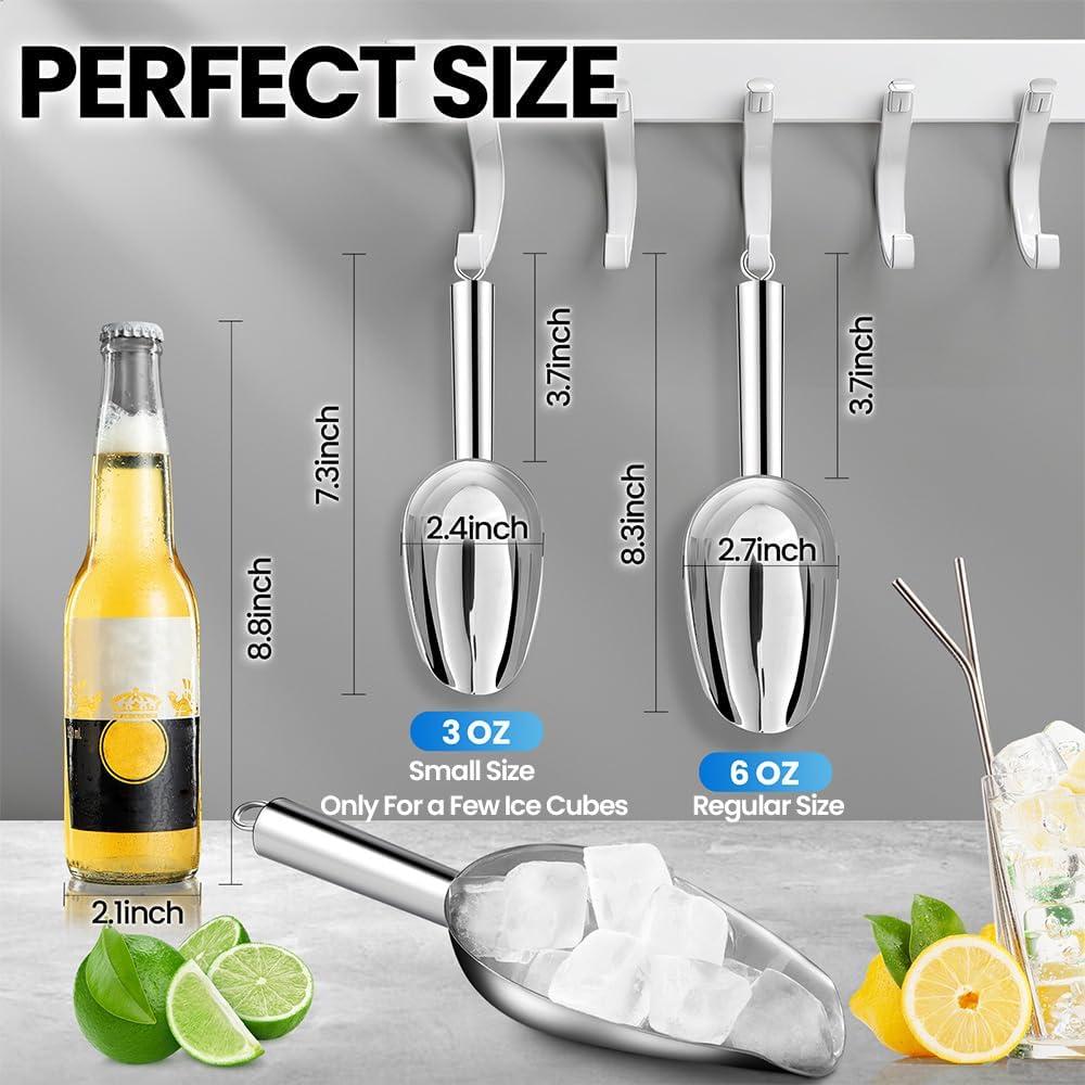 Cuchara de Hielo OLESBUR de Acero Inoxidable 85g - Multifuncional