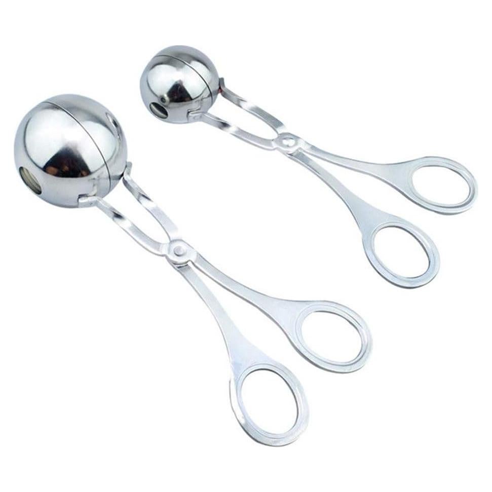 Cucharas para Albóndigas Antiadherentes WedFeir 3.5 y 4.5 cm