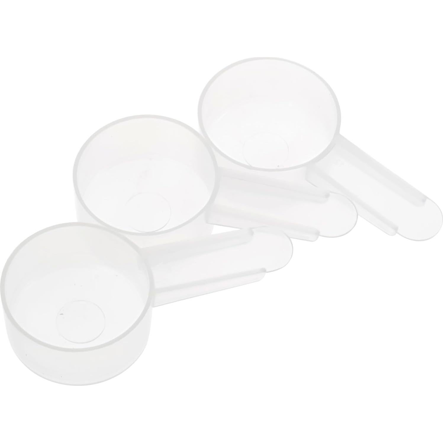 Juego de 3 cucharas medidoras 15 ML plástico transparente