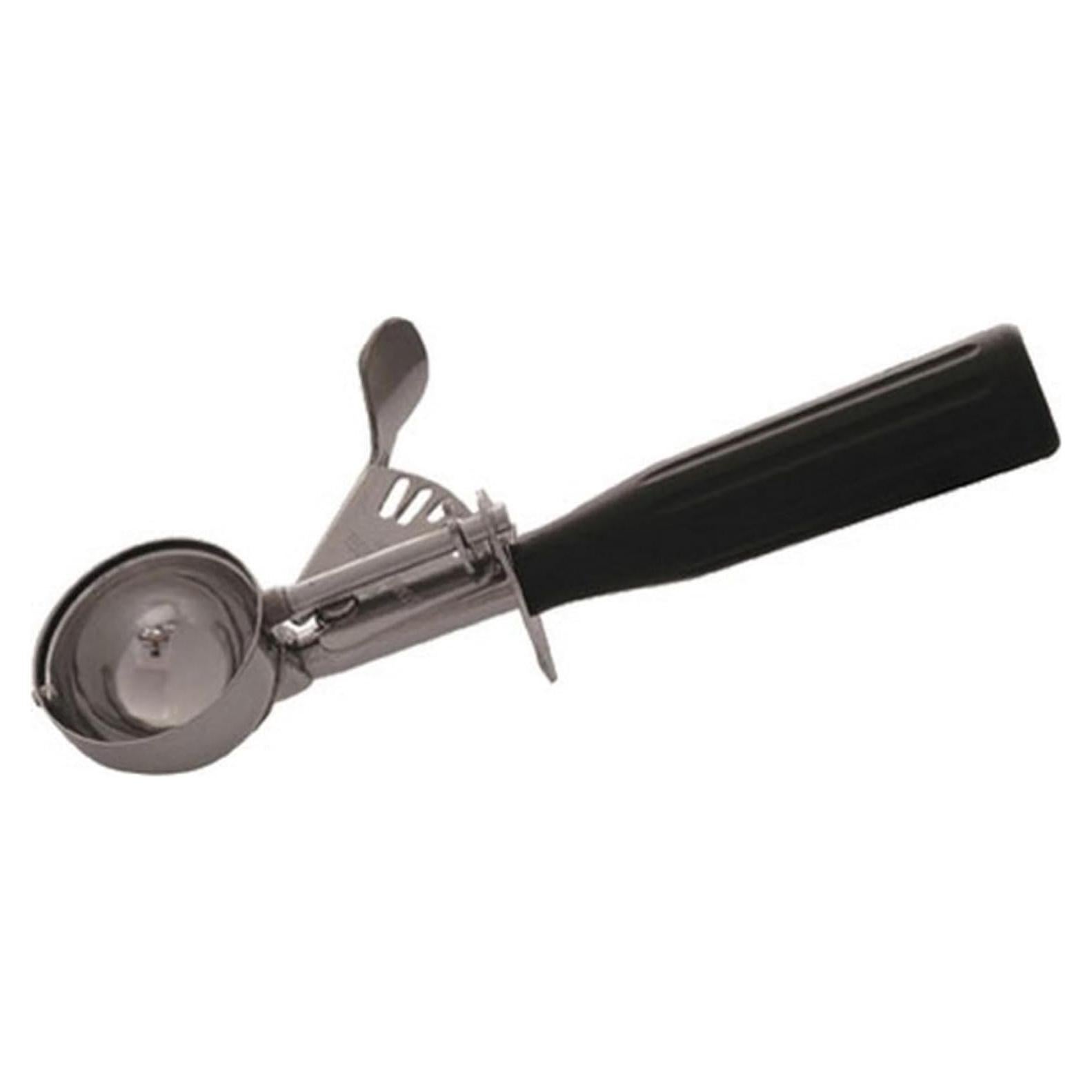 Cucharón de Helado Winco ICD-30, 35.4 ml, Mango Plástico, Negro