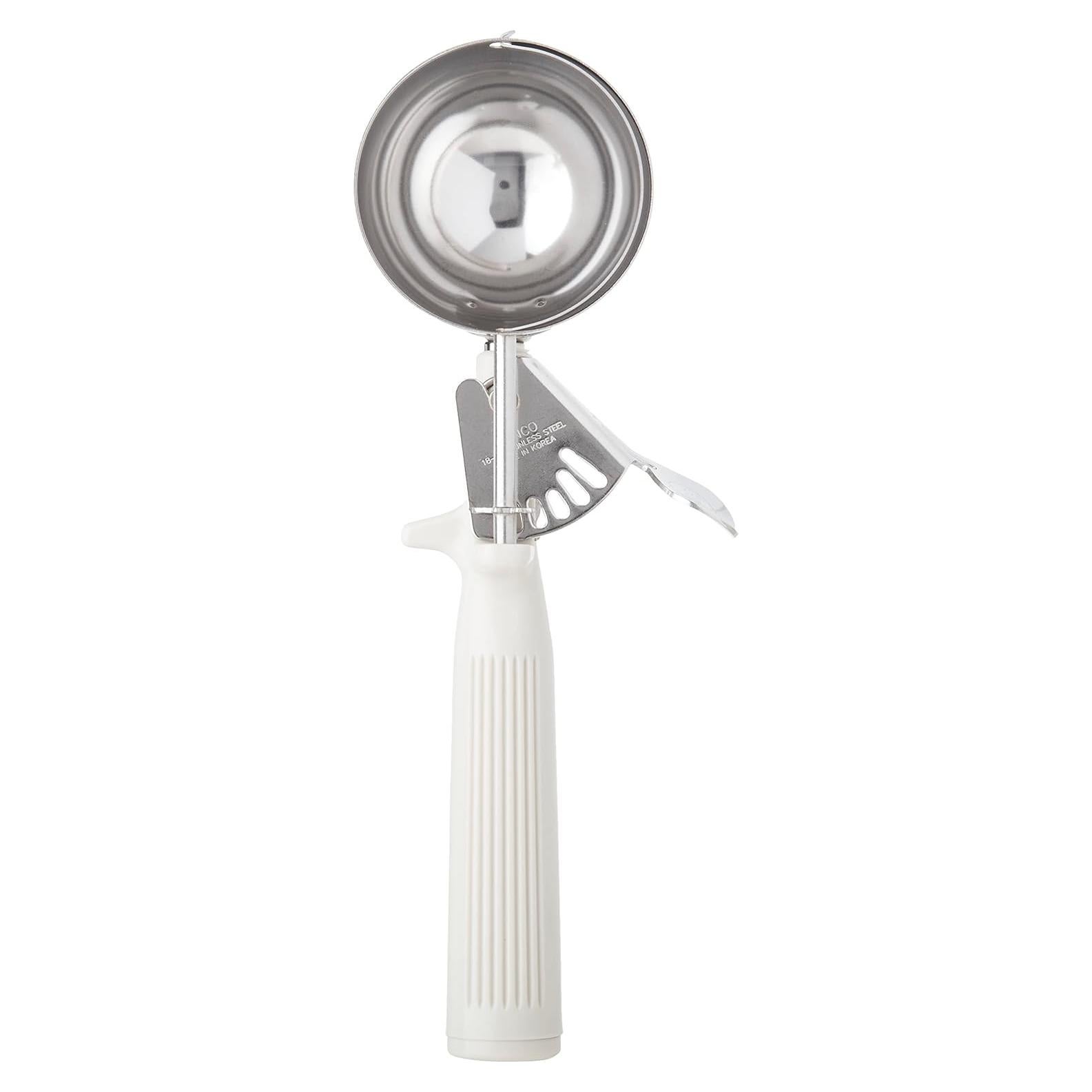 Cucharón de helado Winco ICOP-10 110 ml mango marfil