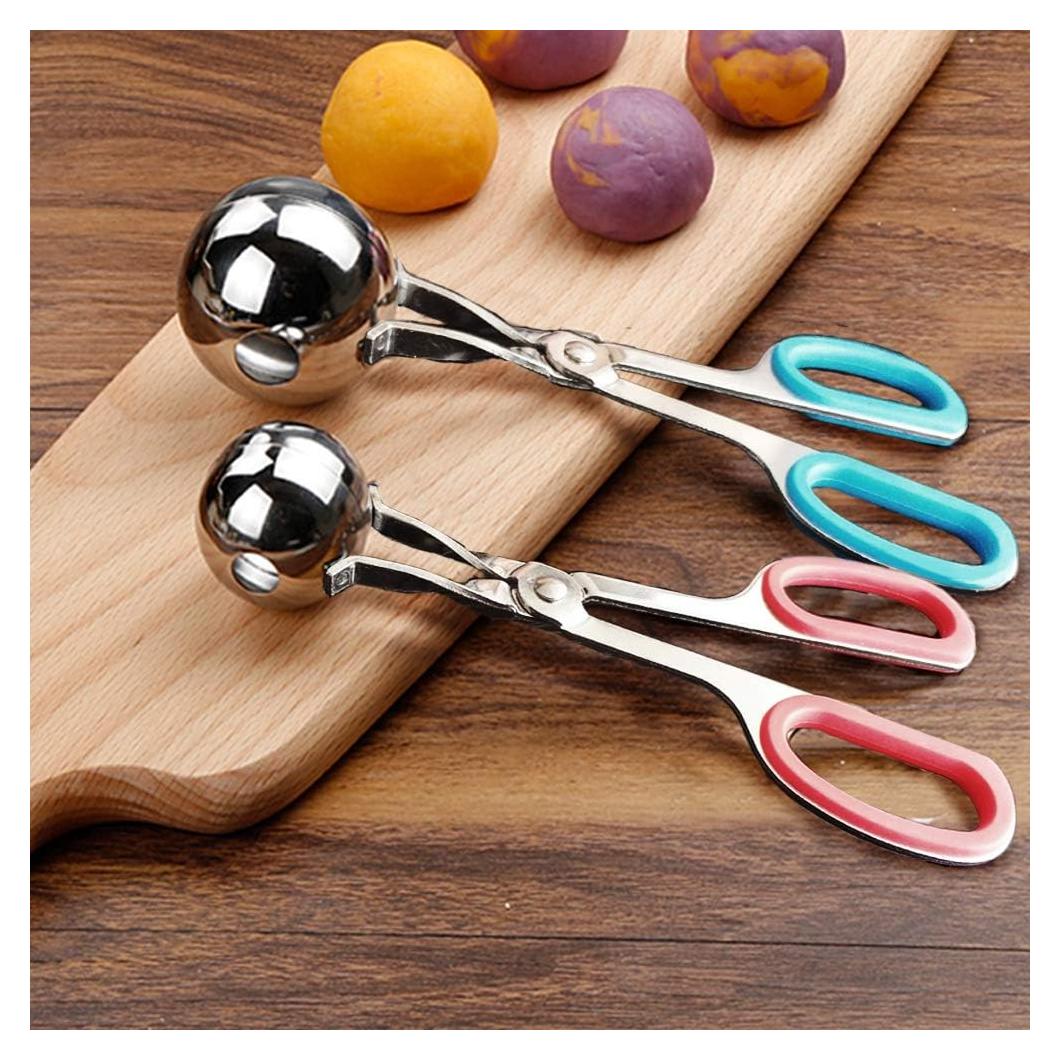 Hacedor de Albóndigas QMET 2 PCS Acero Inoxidable Antiadherente