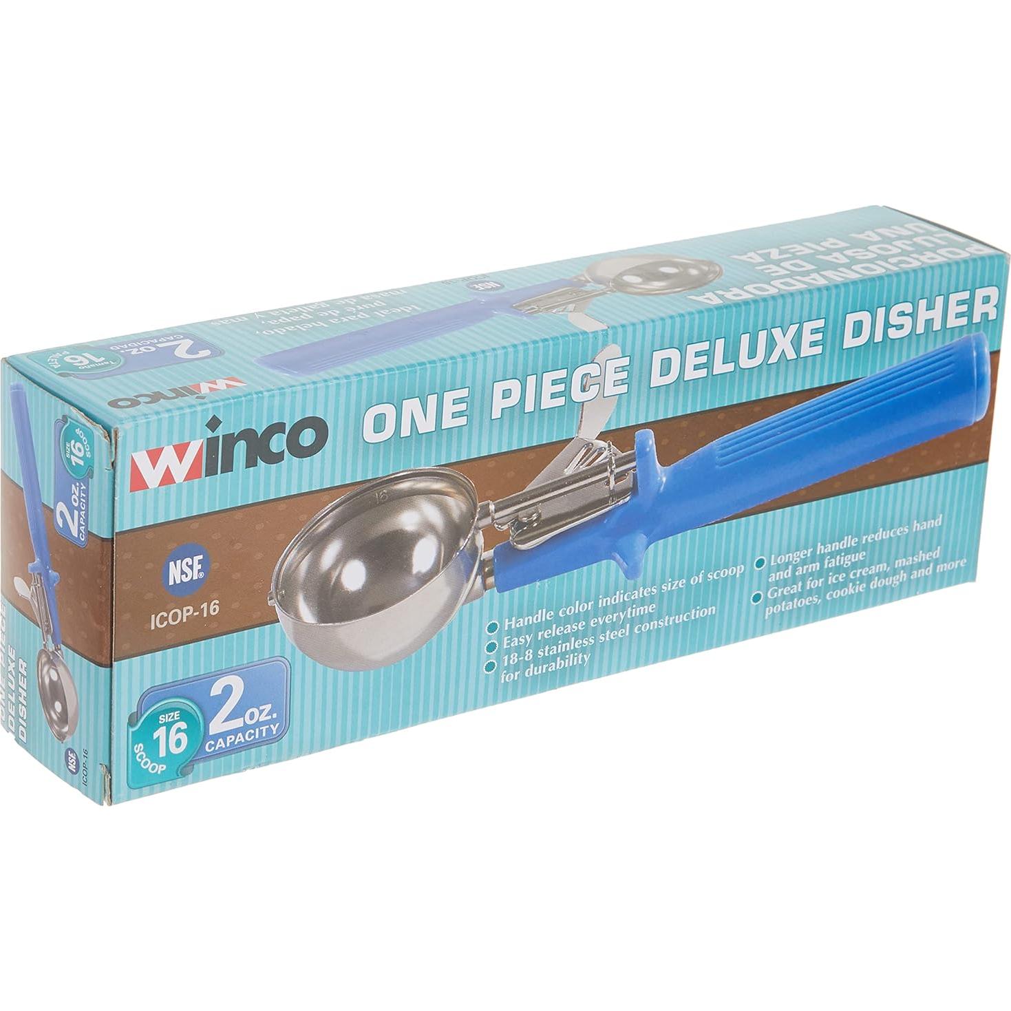 Cucharón de Helado Winco ICOP-16 Acero Inoxidable 2 oz