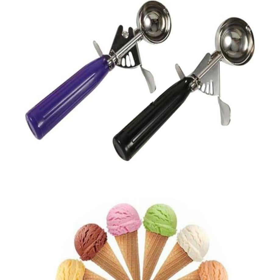 Set de 3 cucharas para helado Leadigol - Acero inoxidable