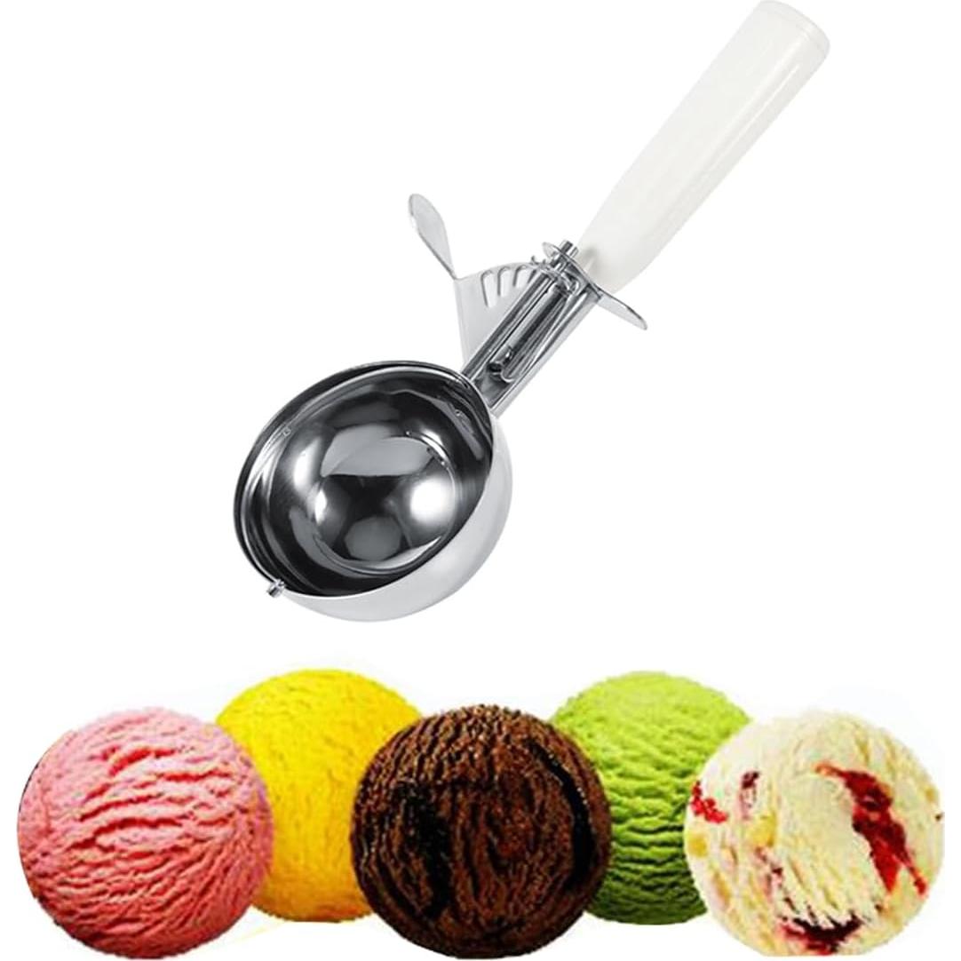 Set de 3 cucharas para helado Leadigol - Acero inoxidable