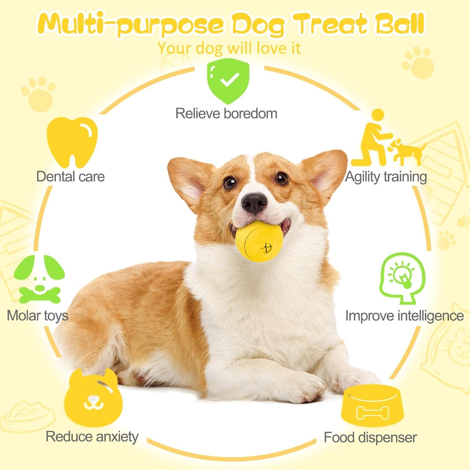 Juguete Interactivo para Perros HIPPIH - Bola Dispensadora