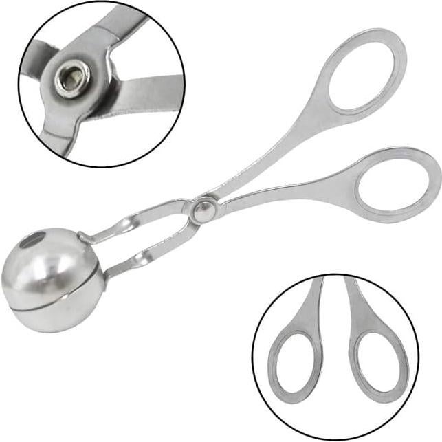 Cucharón de Acero Inoxidable para Albóndigas CaoXiong - 2 Pcs