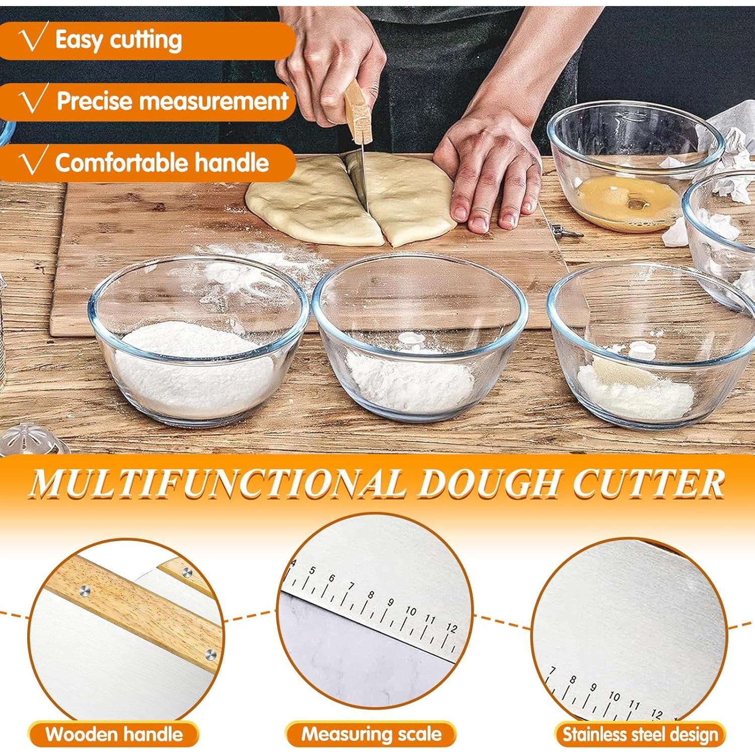 Kit de Herramientas para Hacer Pasta ATPWONZ - 10 Piezas de Madera