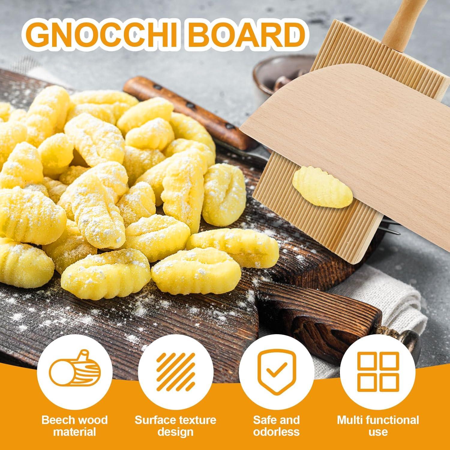 Juego de 3 Tablas de Gnocchi de Madera HGQiviut 21.5x8.5cm