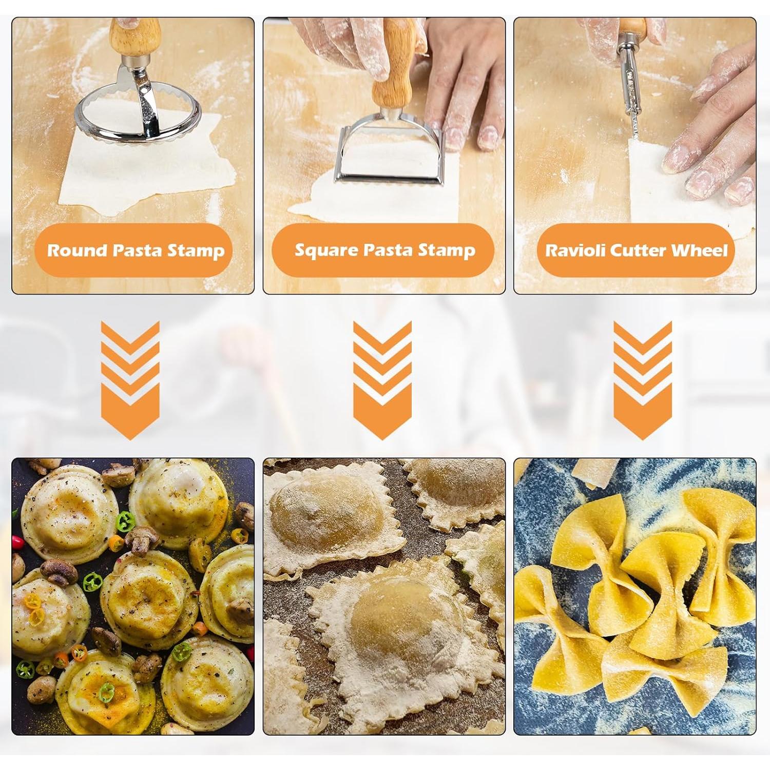 Kit de Herramientas para Hacer Pasta DigNew - 11 Piezas de Madera