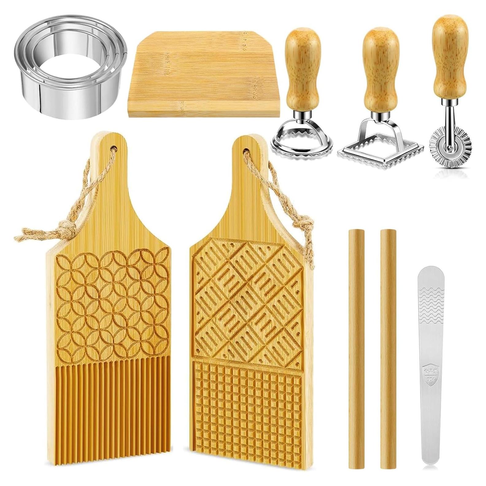 Set de Herramientas para Hacer Pasta Gnocchi BEVBBJOA 12 Pcs