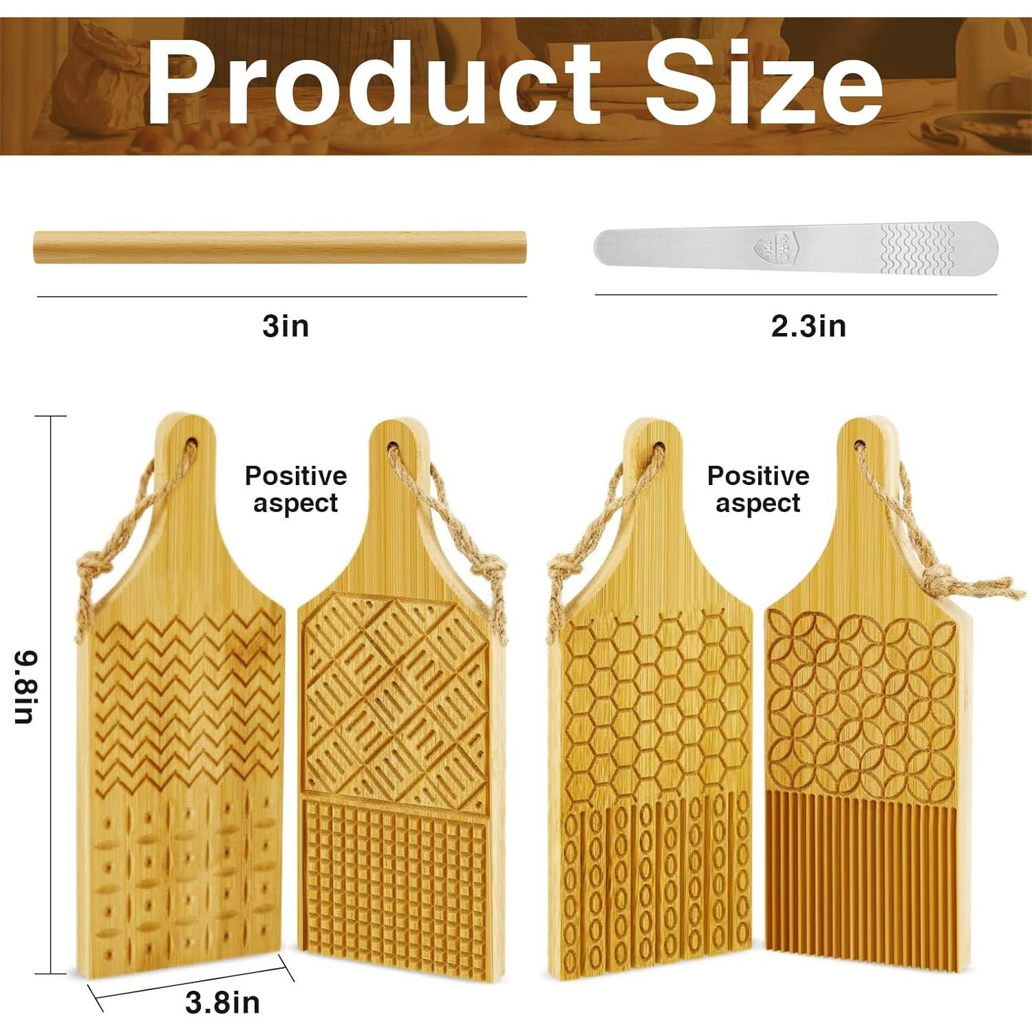 Set de Herramientas para Hacer Pasta Gnocchi BEVBBJOA 12 Pcs