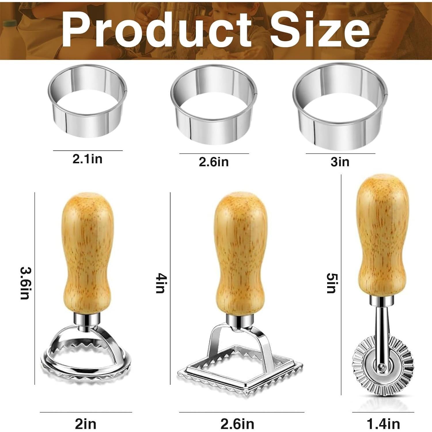 Set de Herramientas para Hacer Pasta Gnocchi BEVBBJOA 12 Pcs