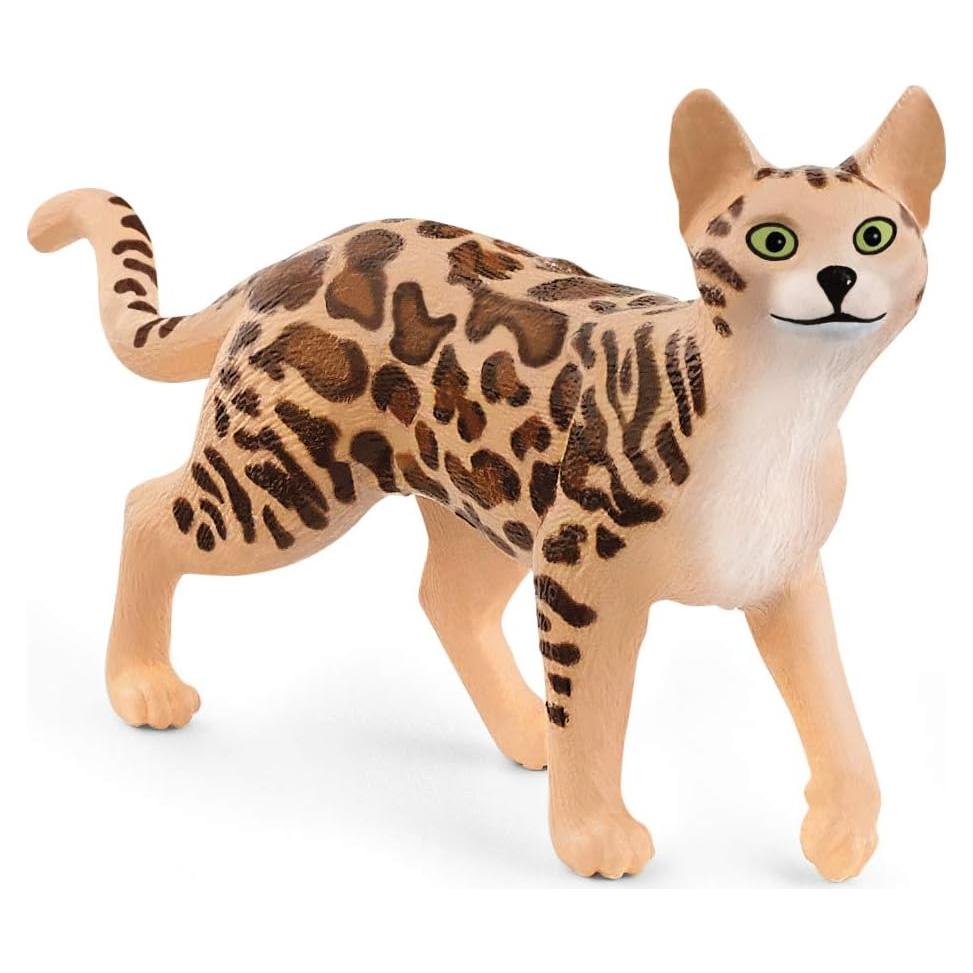 Gato Bengalí Schleich Farm World 8.38x4.57cm para Niños